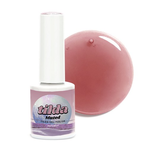 tilda 폴리쉬 컬러젤 매니큐어, T074 인텐스로즈, 1개, 10ml