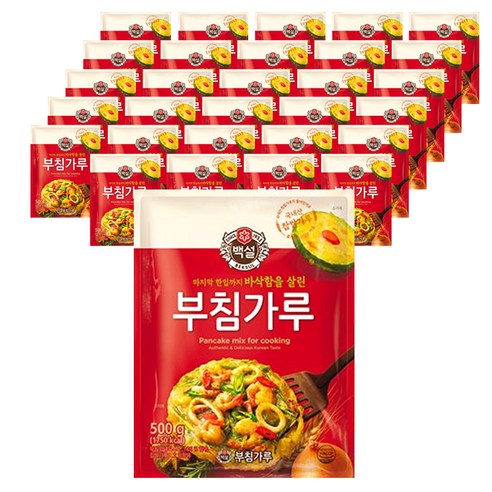 백설 부침가루, 500g, 40개