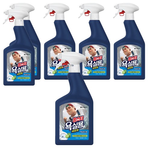 홈스타 욕실용 세정제 라임바질향, 6개, 900ml