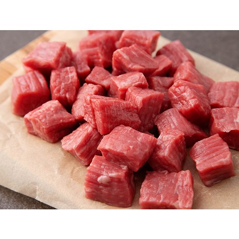 글랜인스150 호주산 블랙앵거스 큐브형 우둔 (냉장), 400g, 1개