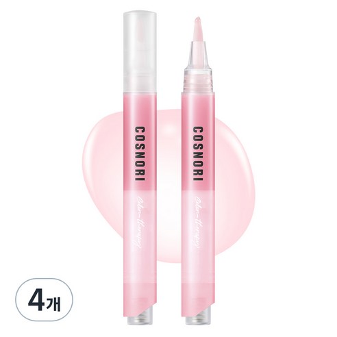 코스노리 컬러테라피 네일 세럼 03 로즈, 4ml, 4g, 4개