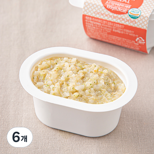 얌이밀 초중기 1.5단계 만6~7개월 이유식, 100g, 6개, 혼합맛(소고기/감자/애호박)