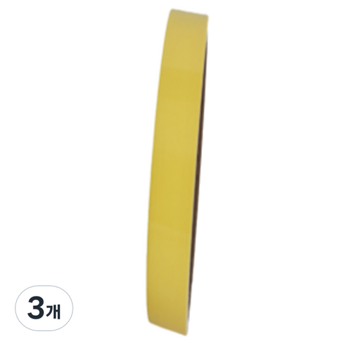 디트리 주차장 안전 반사 테이프, 3개, 옐로우