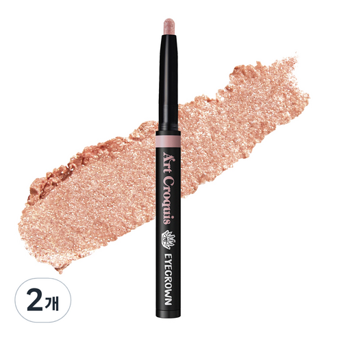 EYECROWN 아트크로키스틱 판타스틱 아이섀도, 티얼스틱, 2개