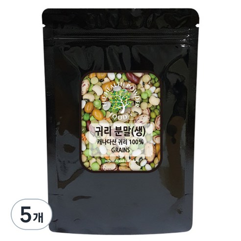 귀리 분말 생, 500g, 5개