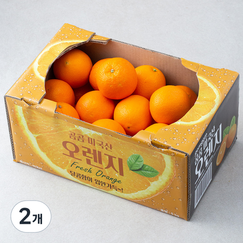 곰곰 미국산 고당도 오렌지, 소과5kg, 2개