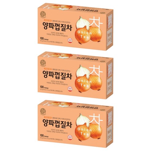 우리차 송원식품 양파껍질차, 0.6g, 100개입, 3개