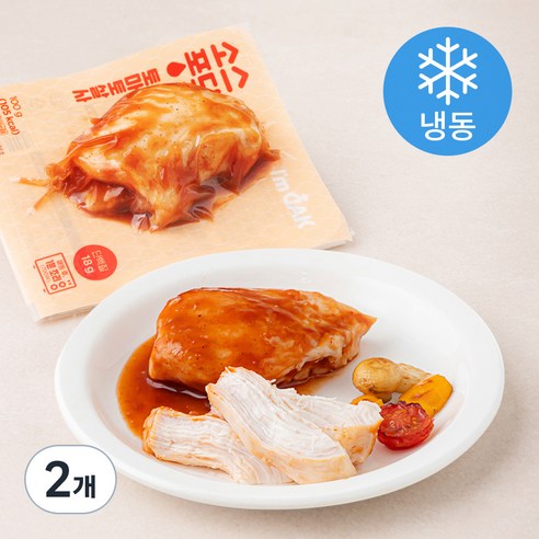 아임닭 소스퐁닭 토마토살사 (냉동), 100g, 2개