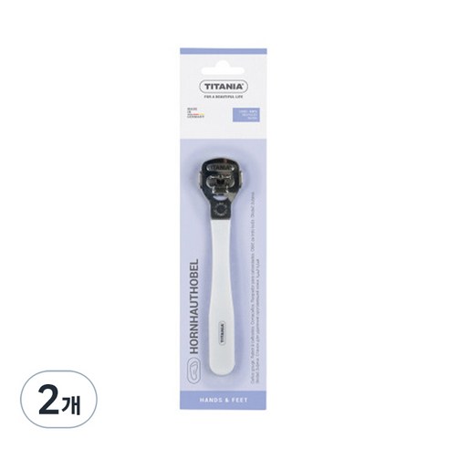 티타니아 콘커터 각질제거기, 2개
