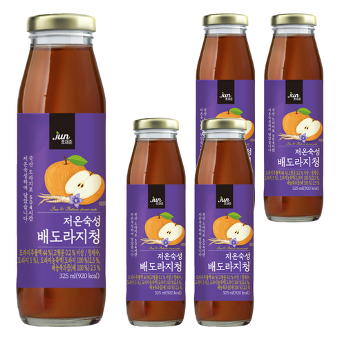 호재준 저온숙성 배도라지청, 325ml, 1개입, 5개