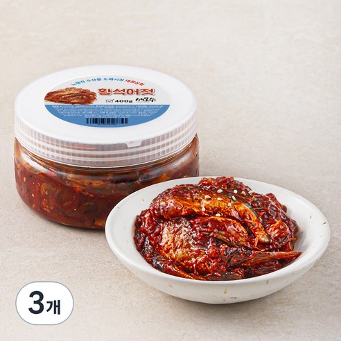 세모수 황석어젓, 400g, 3개