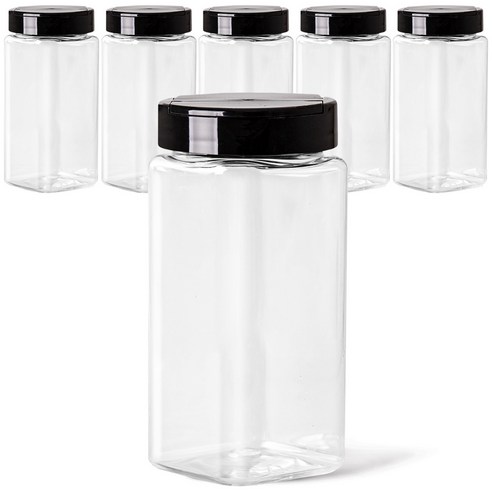 플라스틱 사각 조미료통 500ml, 6개