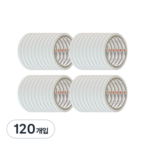 엠파이어 양면테이프 5mm x 10m, 화이트 반투명, 120개입