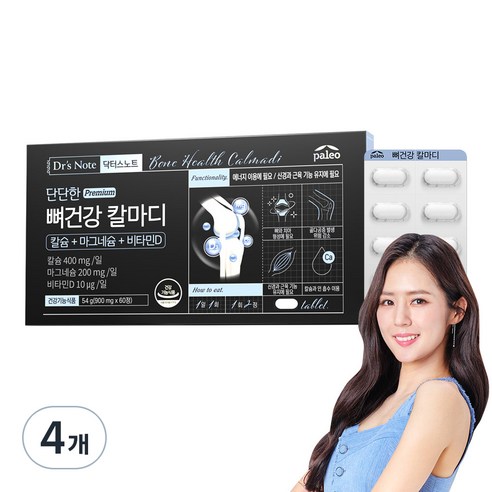 닥터스노트 팔레오 뼈건강 칼마디 54g, 4개, 60정