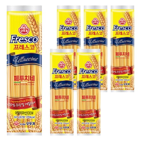 오뚜기 프레스코 페투치네, 6개, 500g