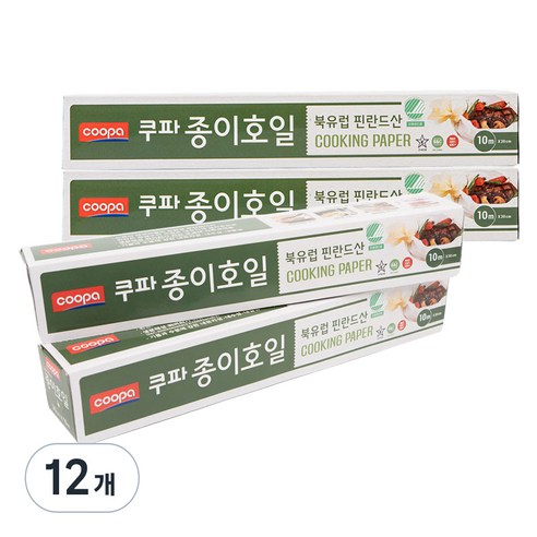 쿠파 종이호일 30cmx10m, 10m, 1개입, 12개