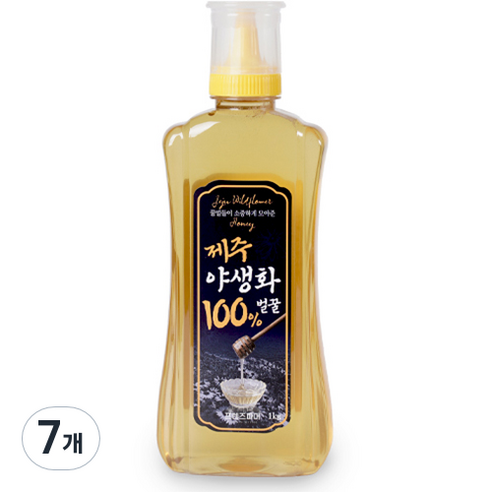 프렌즈파머 제주 야생화 벌꿀, 1kg, 7개