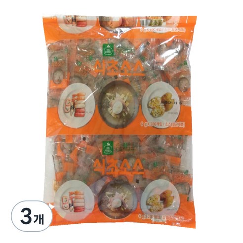 이엔푸드 미니식초, 1.2kg, 3개