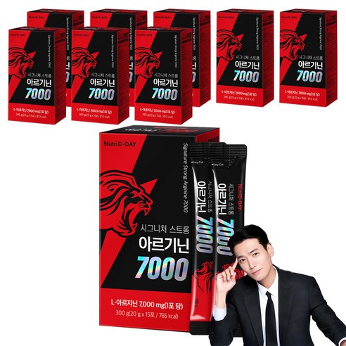 뉴트리디데이 시그니처 스트롱 아르기닌 7000 액상스틱 15p, 300g, 9개