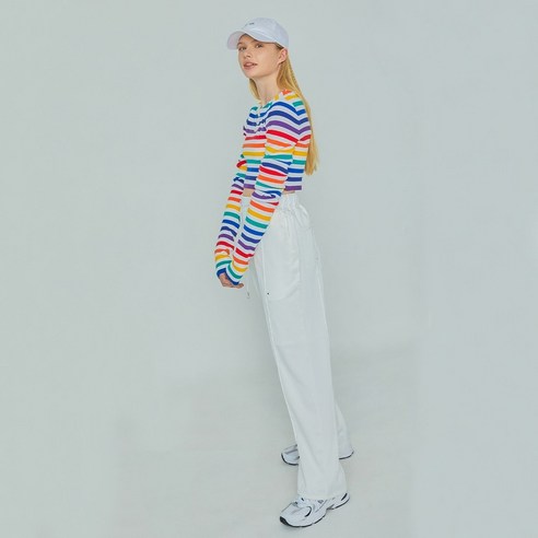 소윙바운더리스 여성용 RIVET WIDE 팬츠