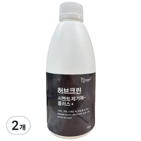허브크린 시멘트 제거제 플러스, 500ml, 2개