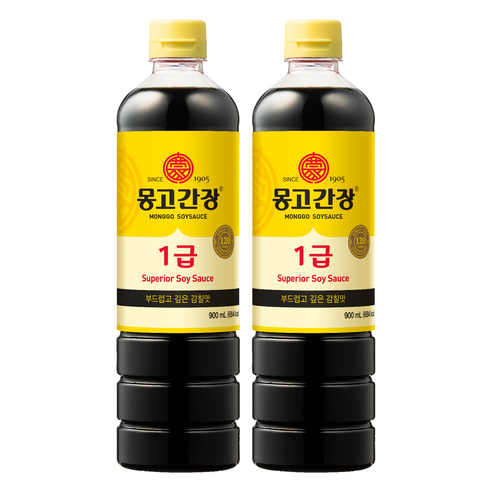 몽고간장 1급, 900ml, 2개