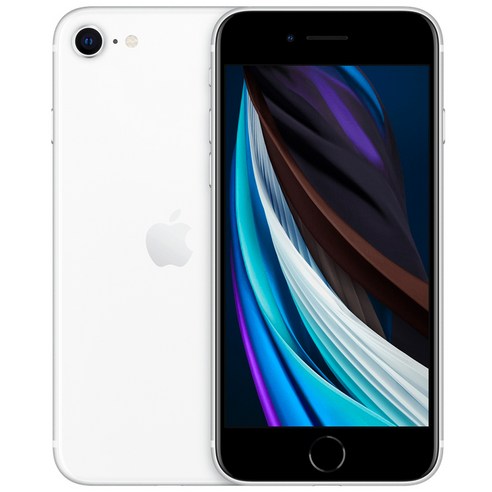 Apple 2020 아이폰 SE 2세대 자급제, 화이트, 128GB
