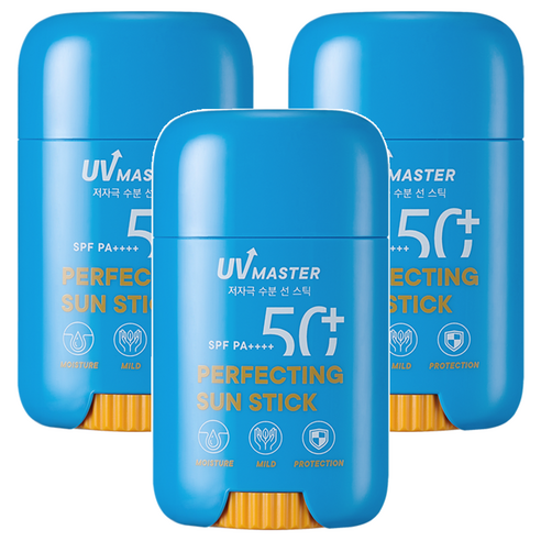 토니모리 유브이 마스터 퍼펙팅 선스틱 SPF50+ PA++++, 3개, 22g