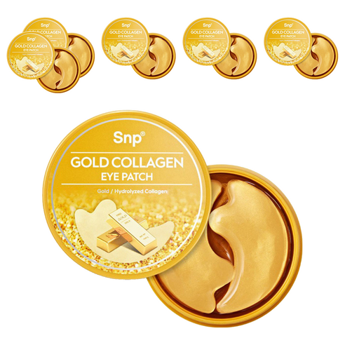 에스엔피 골드 콜라겐 아이 패치, 60개입, 6개