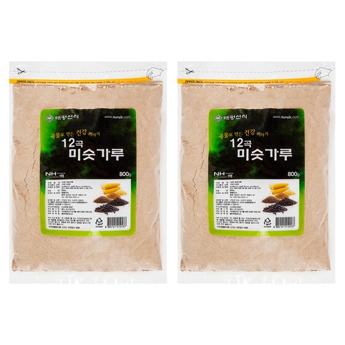 태평 12곡 미숫가루, 2개, 800g