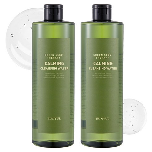 은율 그린씨드 카밍 클렌징워터, 500ml, 6개