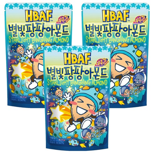 바프 별빛팡팡 아몬드, 190g, 3개