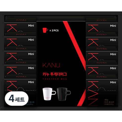 카누 아메리카노 8호 커피 세트, 단품, 4세트