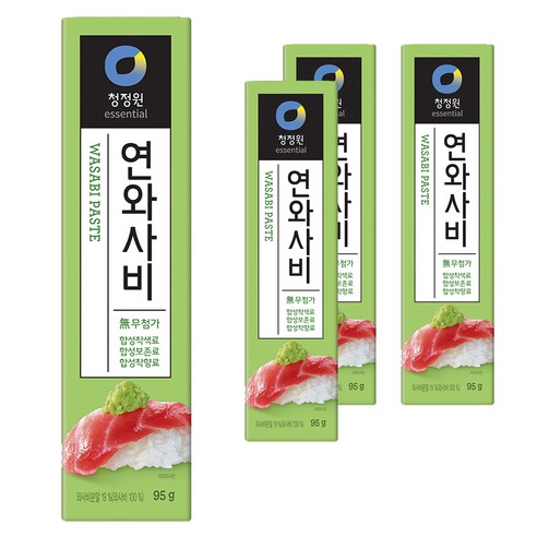 청정원 연와사비, 35g, 4개