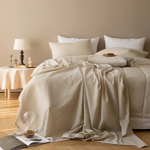 디어썸머 시어서커 여름홑이불+베개커버 세트