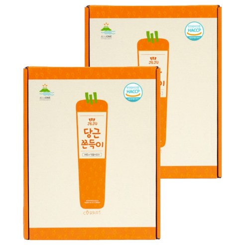 쫀득한제주 당근 쫀득이 15개입, 270g, 2개