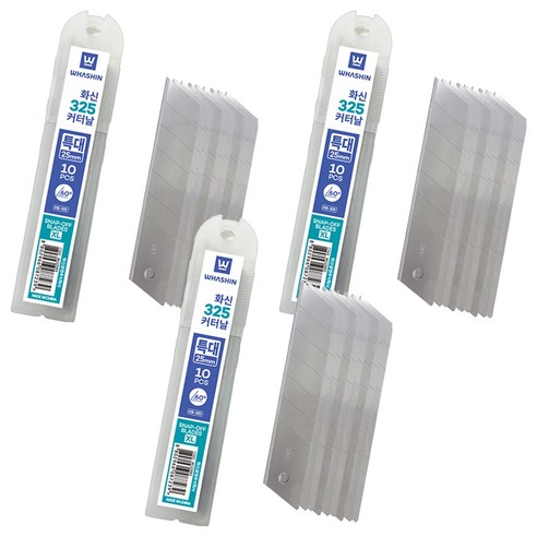 화신 325 고탄소강 특대 커터날 25mm, 30개