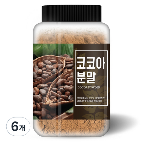 건강스토리 코코아 파우더, 300g, 1개입, 6개