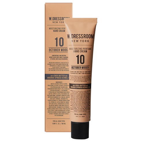 더블유드레스룸 퍼퓸 핸드크림 No.10 옥토버우디, 50ml, 1개