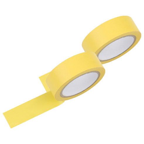 라이크존 접착 마킹 마스킹테이프 20mm x 50m, 옐로우, 2개