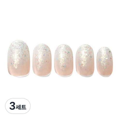 데싱디바 글레이즈 네일스티커 세트, 문릿, 3세트