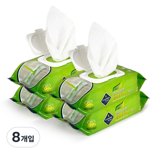 퍼펙트클린 스위퍼 물걸레 청소포 25p, 8개