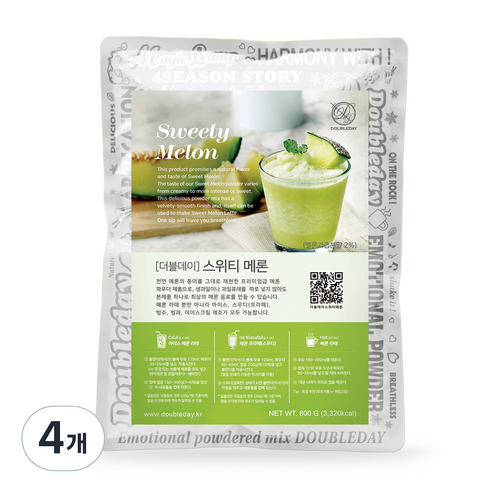 더블데이 스위티메론 파우더, 800g, 1개입, 4개