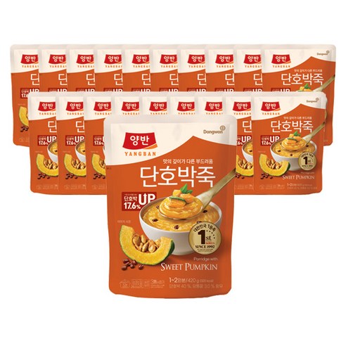 양반 단호박죽, 420g, 20개