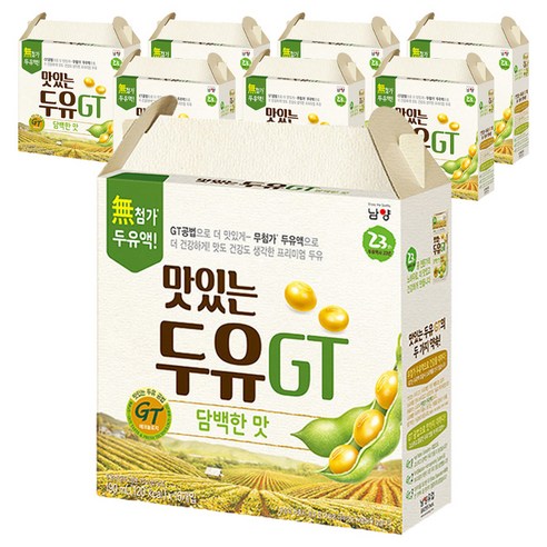 맛있는두유GT 담백한맛, 190ml, 128개