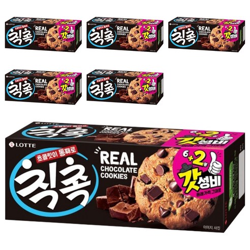 롯데웰푸드 칙촉, 120g, 6개