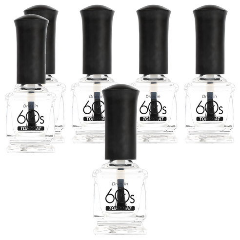 위드샨 60초 네일라커, 탑코트, 15ml, 6개