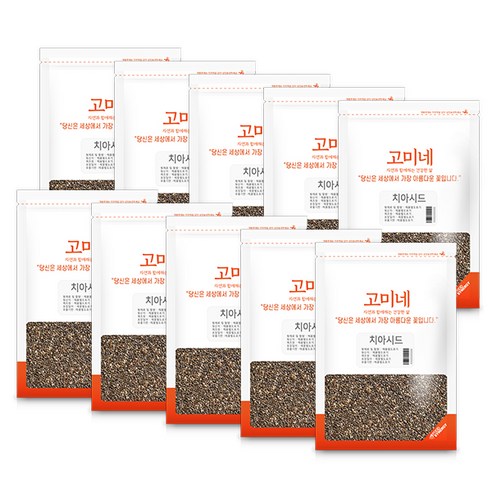 고미네 치아시드, 200g, 10개