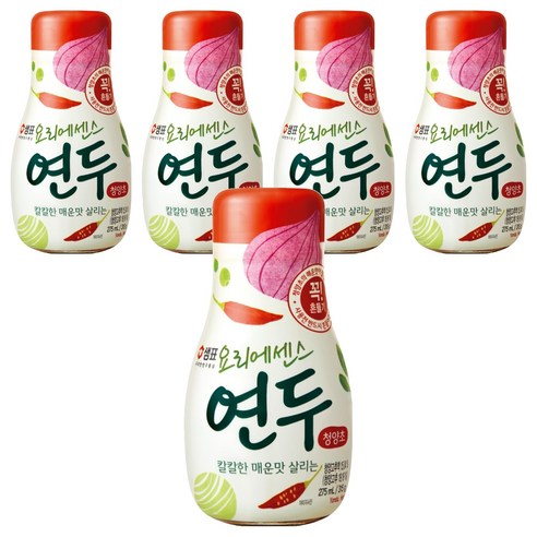 샘표 요리에센스 연두 청양초, 275ml, 5개