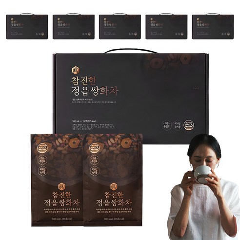 유기농마루 참 진한 정읍 쌍화차, 100ml, 15개입, 6개